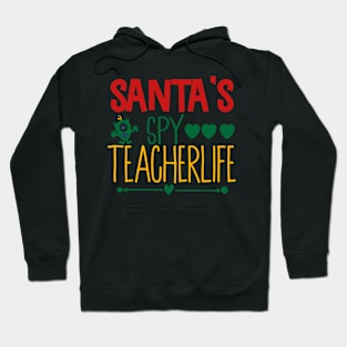 Christmas Teacher life Hoodie